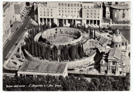 ROMA DALL'AEREO - L'AUGUSTEO E L'ARA PACIS - 1959 - Altri & Non Classificati