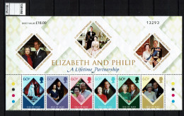 Isle Of Man - 2007 - MNH - Elisabeth And Philip - A Lifetime Partnership - Man (Ile De)