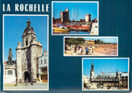 Navigation Sailing Vessels & Boats Themed Postcard La Rochelle Harbour Fort - Zeilboten