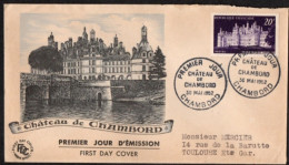 924 CHAMBORD FDC - 1950-1959