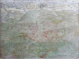 Wissembourg  Ca. 1550-1570. Gravure Sur Bois - Stiche & Gravuren