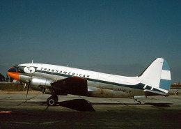 Aviation Postcard-WGA-1418 TRANSAMERICAN Curtiss C-46 - 1946-....: Moderne