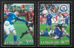 FEROE - FOOTBALL - CENTENAIRE DE LA FIFA - N° 495 ET 496 - NEUF** MNH - Ungebraucht