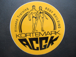 Autocollant -  Sticker Bodybuilding Kortemark ACGK - GYM - Muscle - Adesivi