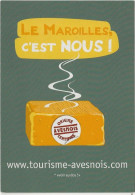 FRANCE  PUBLICITE ALIMENTAIRE SUE FROMAGE MAROILLES - Werbepostkarten