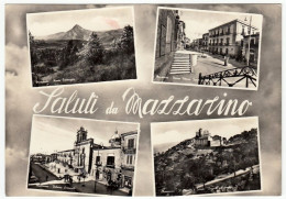 SALUTI DA MAZZARINO - CALTANISSETTA - 1962 - VEDUTE - Caltanissetta