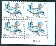 S.P.M Saint Pierre Et Miquelon N° Y&T 1118** Tortue Luth CD4 Du 08/10/14 Neuf Sans Charnière Fraicheur Postale - Nuevos