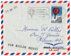 Centenaire De La Poste En Ballons Montés - 1960-.... Covers & Documents