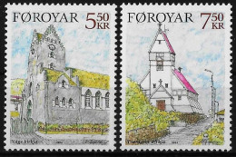 FEROE - NOEL - EGLISES - N° 507 ET 508 - NEUF** MNH - Eglises Et Cathédrales