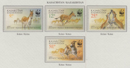 KAZAKHSTAN 2001 WWF Horses Mi 345-348 MNH(**) Fauna 648 - Ongebruikt