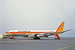 Aviation Postcard-WGA-1422 ATLANTIS AIR Douglas DC-8 - 1946-....: Era Moderna