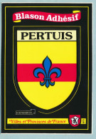 Villes Et Provinces De France - PERTUIS - Blason Adhésif - Pertuis