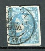 AW-13 France N° 45 A , B Ou C Oblitéré à 10% De La Cote.   A Saisir !!! - 1870 Bordeaux Printing