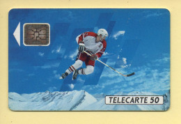 Télécarte 1991 : JOUEUR DE HOCKEY / 50 Unités / Numéro 32569 / 10-91 / Jeux Olympiques D'Hiver ALBERTVILLE 92 - 1991