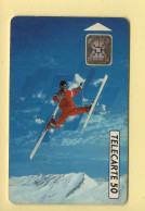 Télécarte 1991 : SKI ACROBATIQUE / 50 Unités / Numéro 33880 / 12-91 / Jeux Olympiques D'Hiver ALBERTVILLE 92 - 1991