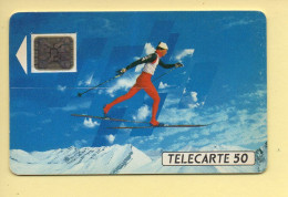 Télécarte 1991 : SKI DE FOND / 50 Unités / Numéro 34015 / 11-91 / Jeux Olympiques D'Hiver ALBERTVILLE 92 - 1991