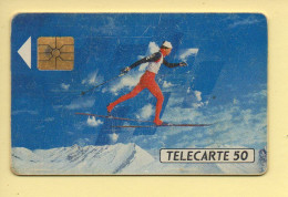 Télécarte 1991 : SKI DE FOND / 50 Unités / Numéro B1B04 E / 11-91 / Jeux Olympiques D'Hiver ALBERTVILLE 92 - 1991