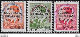 1942 Kupa P.M.I. Colori Div. MNH Sass N. 39/41 - Andere & Zonder Classificatie