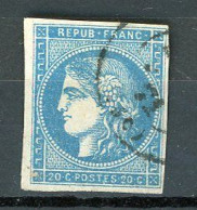 AW-13 France N° 45 A , B Ou C Oblitéré à 10% De La Cote.   A Saisir !!! - 1870 Bordeaux Printing