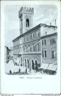 Bm504 Cartolina Terni Citta' Palazzo Comunale 1916 - Terni