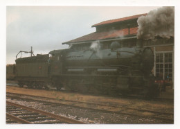 GRAY (70) LOCOMOTIVE 140 C 22 AU DÉPOT SEPTEMBRE 1974 - Trains