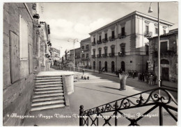 MAZZARINO - PIAZZA VITTORIO VENETO - PALAZZO DEGLI UFFICI FINANZIARI - CALTANISSETTA - 1961 - Caltanissetta