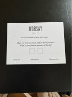 Orsay Carte - Modern (ab 1961)