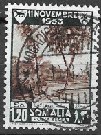SOMALIA A.F.I.S. - 1954 - POSTA AEREA - - PRO LEBBRA - SOMALI 1,20 - USATO (YVERT AV 50 - MICHEL 293 - SS A 23) - Somalië (AFIS)