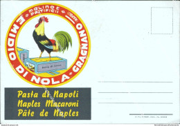 Cl214 Cartolina Pubblicitaria Gragnano Emidio Di Nola Pasta Di Napoli - Napoli