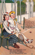 TENNIS -  Illustrateur  - Wenn Die Liebesparchen Sitzen Selig Wieder Nachtelang... - 1900-1949