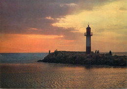 Navigation Sailing Vessels & Boats Themed Postcard Herault Sete Sunset Lighthouse - Velieri