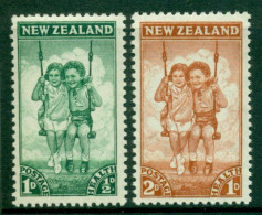 NEW ZEALAND 1942 Mi 273-74** Health – Children On Swing [B831] - Otros & Sin Clasificación