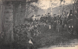 24-5724 : CHASSE A COURRE. VENERIE. PARC DE VALLIERE. LA MEUTE AVANT LA CUREE - Otros & Sin Clasificación