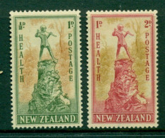 NEW ZEALAND 1945 Mi 280-81** Health – Peter Pan Statue [B832] - Monumenten