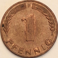 Germany Federal Republic - Pfennig 1966 D, KM# 105 (#4452) - 1 Pfennig