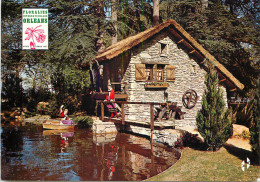 Navigation Sailing Vessels & Boats Themed Postcard Parc Floral Orleans La Source - Segelboote