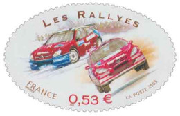 France 2005 Timbre N°YT 3798 MNH** Les Rallyes - Ungebraucht