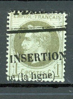 AW-13 France N° 25 Oblitéré à 10% De La Cote.   A Saisir !!! - 1863-1870 Napoleon III With Laurels