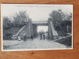 Barlin , Route De Noeux , Le Pont De Chemin De Fer - Barlin