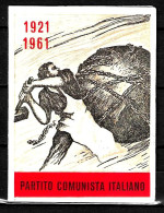 1961 Tessera PCI Partito Comunista Italiano Con Timbri - 1921-1961 40° Partito - Riproduzione Prima Tessera - Historische Dokumente