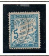 FRANCE ,FRANKREICH , 1993 - 1896 ,  MI 28 ,  YT  28, TAXE,  5 C  PERCEVOIR OBLITERES, GESTEMPELT - 1859-1959 Used