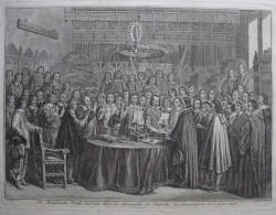 La Ratification Du Traité De Münster En 1648. Fokke - Estampas & Grabados