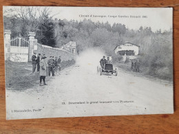 Circuit D'auvergne , Coupe Gordon Bennett 1905 , Descente Du Grand Tournant Vers Plaisance - Other & Unclassified