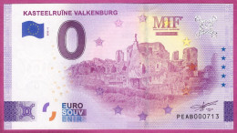 0-Euro PEAB 2022-2 KASTEELRUÏNE VALKENBURG - MIF 2018 - PAPER MONEY FAIR - Essais Privés / Non-officiels