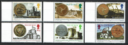 Isle Of Man - 2010 - MNH - History Of Manx Coins, Münzen, Pièces De Monnaie Historiques - Man (Ile De)