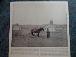 AFFICHE  - PHOTOGRAPHIQUE   -  UN CAMP INDIEN - Posters