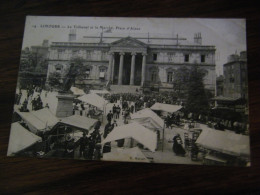 CPA - Limoges (87) - Tribunal Et Marché Place De L'Aisne - 1910 - SUP (HV 84) - Limoges