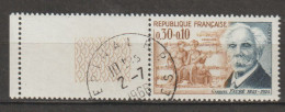 FRANCE : N° 1473 Oblitéré Avec Bord "TàD Rond" (Célébrités : Gabriel Faure) - PRIX FIXE - - Used Stamps