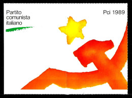 1989 Tessera PCI Partito Comunista Italiano Con Timbro E 2 Bollini - Documentos Históricos