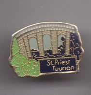 Pin's Saint  Priest Tourion  Réf 7847JL - Città